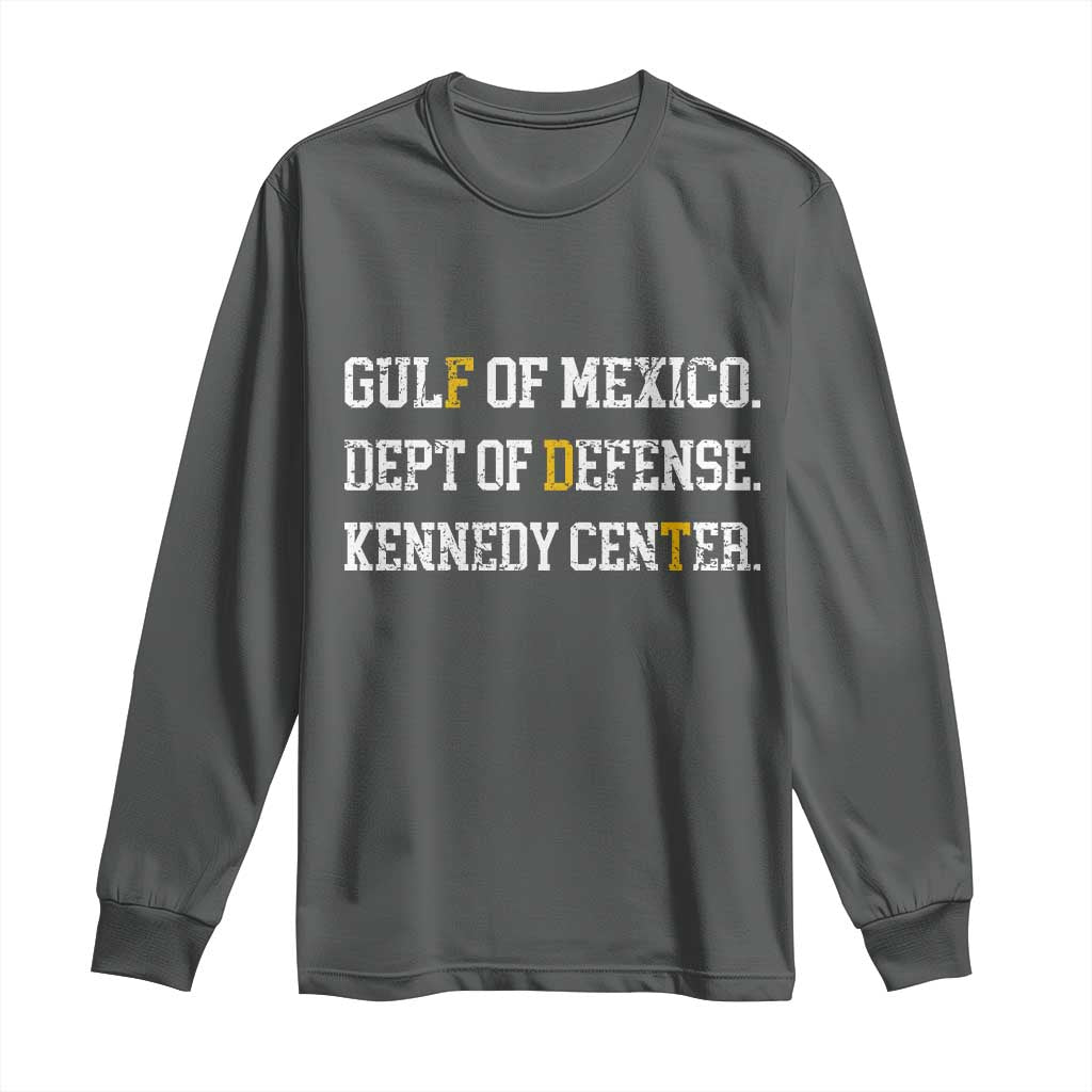 Subtle FDT Long Sleeve Shirt Vintage Gulf of Mexico Dept Of Defense Kennedy Center