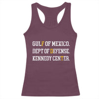 Subtle FDT Racerback Tank Top Vintage Gulf of Mexico Dept Of Defense Kennedy Center