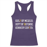 Subtle FDT Racerback Tank Top Vintage Gulf of Mexico Dept Of Defense Kennedy Center