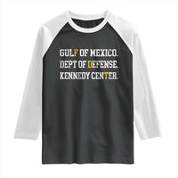 Subtle FDT Raglan Shirt Vintage Gulf of Mexico Dept Of Defense Kennedy Center
