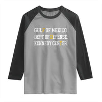 Subtle FDT Raglan Shirt Vintage Gulf of Mexico Dept Of Defense Kennedy Center