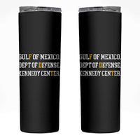 Subtle FDT Skinny Tumbler Vintage Gulf of Mexico Dept Of Defense Kennedy Center