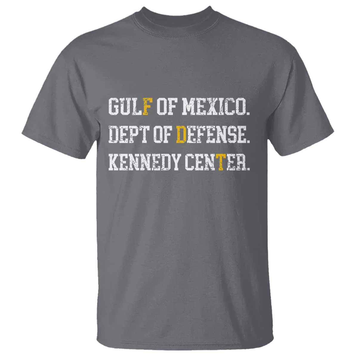 Subtle FDT T Shirt Vintage Gulf of Mexico Dept Of Defense Kennedy Center