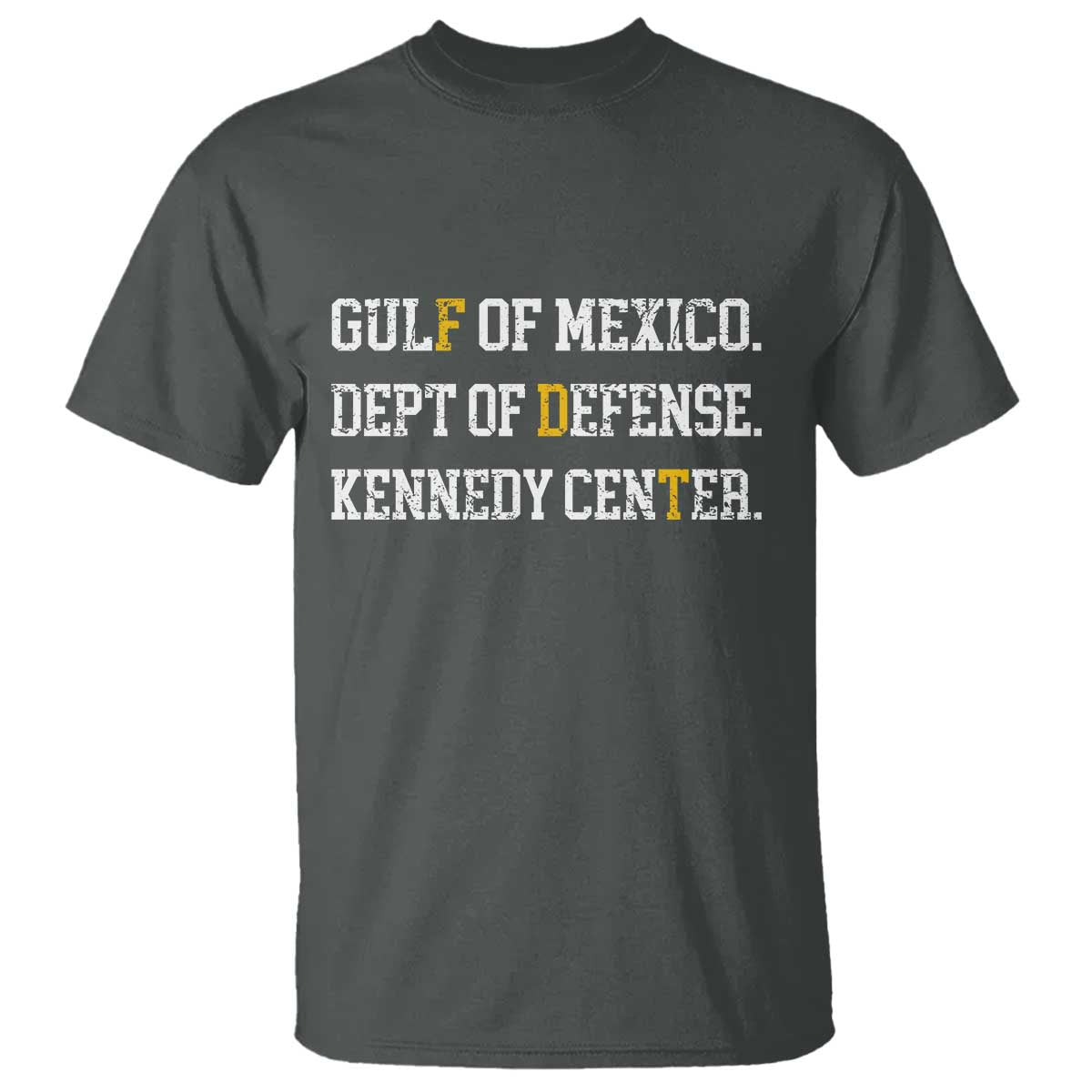 Subtle FDT T Shirt Vintage Gulf of Mexico Dept Of Defense Kennedy Center