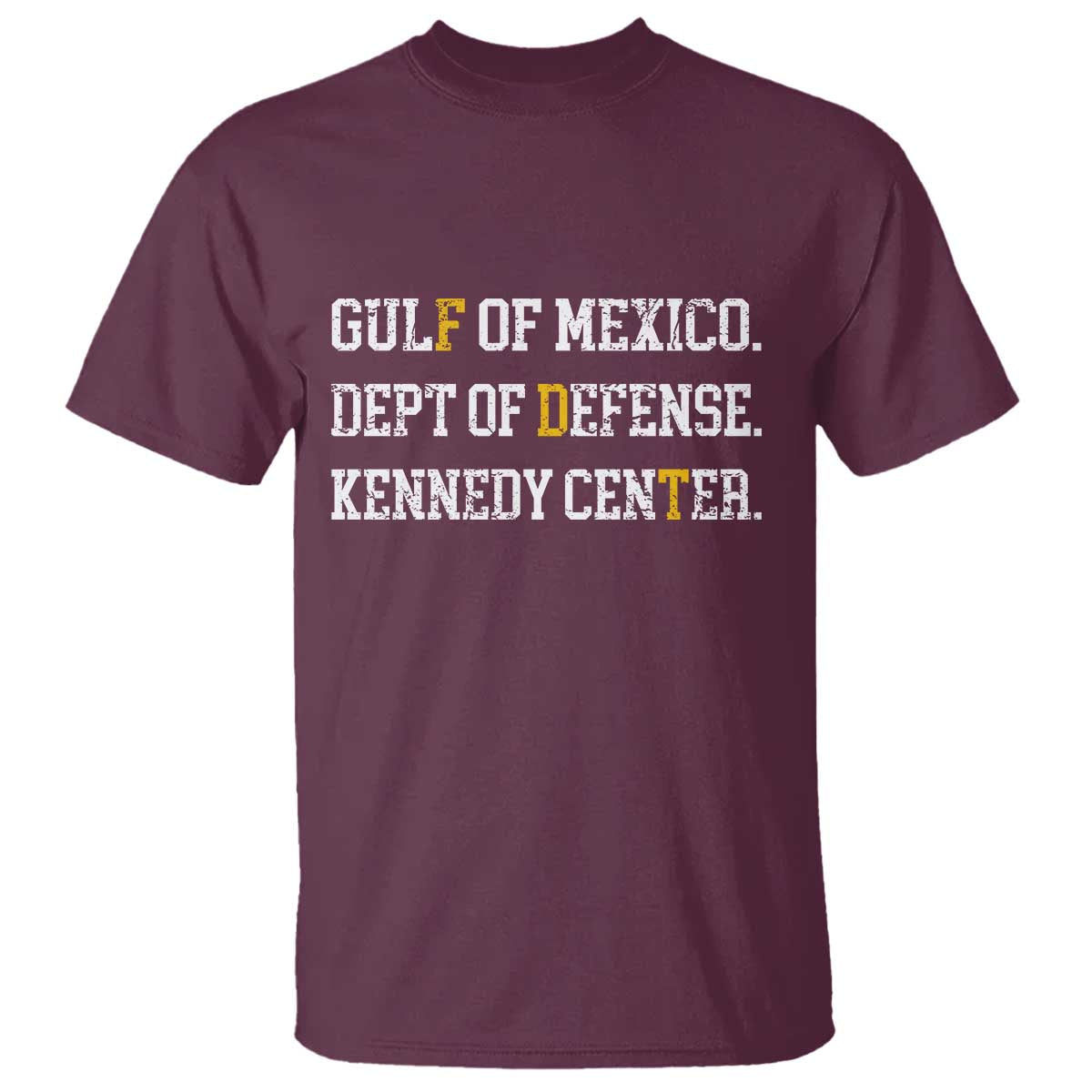 Subtle FDT T Shirt Vintage Gulf of Mexico Dept Of Defense Kennedy Center