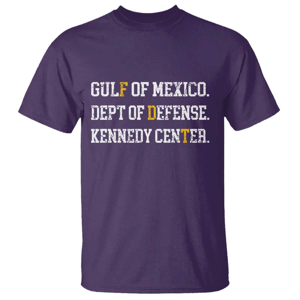 Subtle FDT T Shirt Vintage Gulf of Mexico Dept Of Defense Kennedy Center