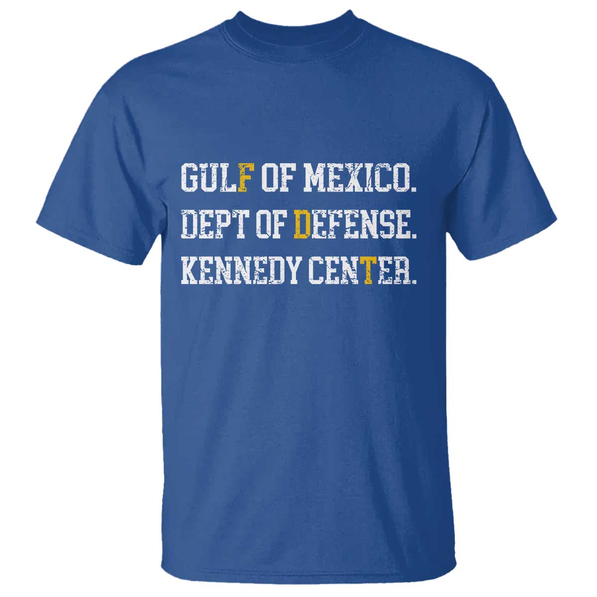 Subtle FDT T Shirt Vintage Gulf of Mexico Dept Of Defense Kennedy Center