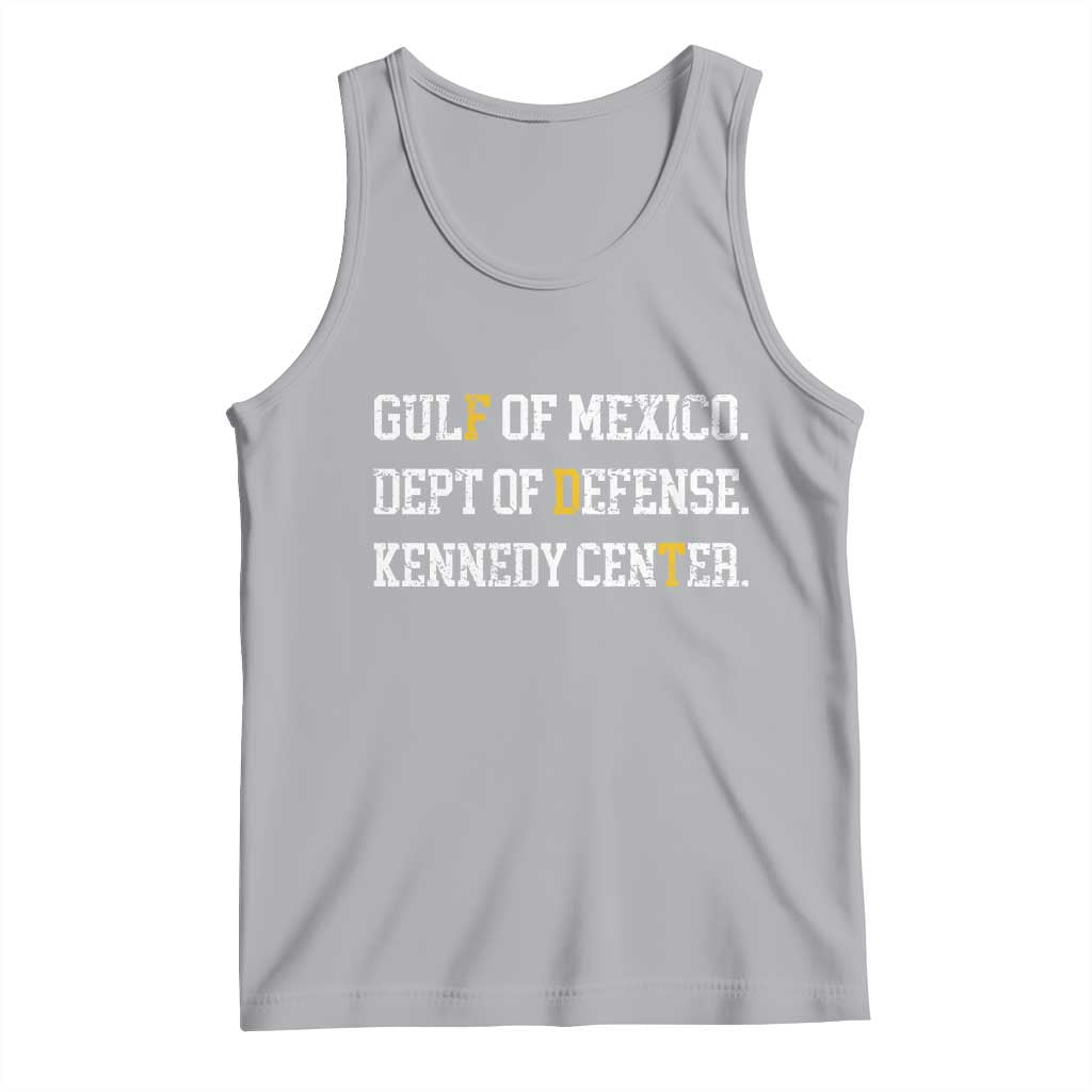 Subtle FDT Tank Top Vintage Gulf of Mexico Dept Of Defense Kennedy Center