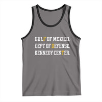 Subtle FDT Tank Top Vintage Gulf of Mexico Dept Of Defense Kennedy Center