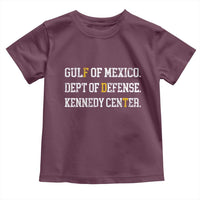 Subtle FDT Toddler T Shirt Vintage Gulf of Mexico Dept Of Defense Kennedy Center