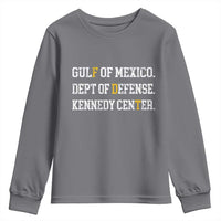 Subtle FDT Youth Sweatshirt Vintage Gulf of Mexico Dept Of Defense Kennedy Center