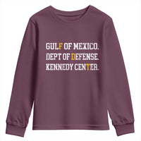 Subtle FDT Youth Sweatshirt Vintage Gulf of Mexico Dept Of Defense Kennedy Center