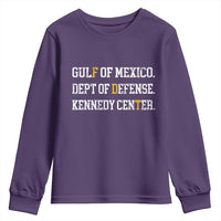 Subtle FDT Youth Sweatshirt Vintage Gulf of Mexico Dept Of Defense Kennedy Center