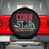 Your Hole is My Goal Inappropriate Cornhole Spare Tire Cover Funny Naughty Adult Humor Cornstar