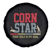 Your Hole is My Goal Inappropriate Cornhole Spare Tire Cover Funny Naughty Adult Humor Cornstar