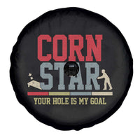 Your Hole is My Goal Inappropriate Cornhole Spare Tire Cover Funny Naughty Adult Humor Cornstar