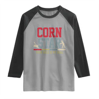 Your Hole is My Goal Inappropriate Cornhole Raglan Shirt Funny Naughty Adult Humor Cornstar