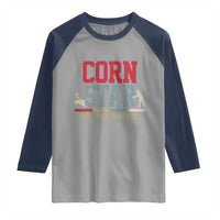 Your Hole is My Goal Inappropriate Cornhole Raglan Shirt Funny Naughty Adult Humor Cornstar