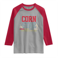 Your Hole is My Goal Inappropriate Cornhole Raglan Shirt Funny Naughty Adult Humor Cornstar
