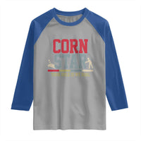 Your Hole is My Goal Inappropriate Cornhole Raglan Shirt Funny Naughty Adult Humor Cornstar