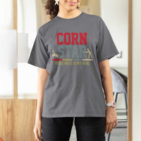 Your Hole is My Goal Inappropriate Cornhole T Shirt For Women Funny Naughty Adult Humor Cornstar