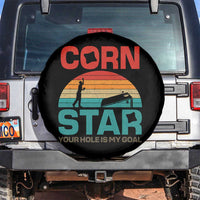 Inappropriate Cornhole Spare Tire Cover Retro Funny Adult Humor Cornstar Your Hole Is My Goal