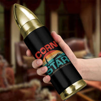 Inappropriate Cornhole Bullet Tumbler Retro Funny Adult Humor Cornstar Your Hole Is My Goal