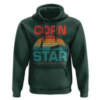 Inappropriate Cornhole Hoodie Retro Funny Adult Humor Cornstar Your Hole Is My Goal
