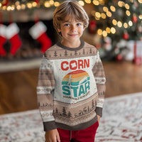 Inappropriate Cornhole Ugly Christmas Sweater Retro Funny Adult Humor Cornstar Your Hole Is My Goal