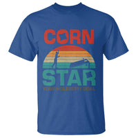 Inappropriate Cornhole T Shirt Retro Funny Adult Humor Cornstar Your Hole Is My Goal