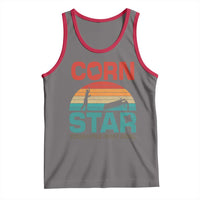 Inappropriate Cornhole Tank Top Retro Funny Adult Humor Cornstar Your Hole Is My Goal