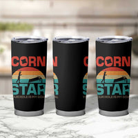 Inappropriate Cornhole Tumbler Cup Retro Funny Adult Humor Cornstar Your Hole Is My Goal