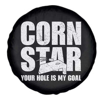 Inappropriate Cornhole Spare Tire Cover Funny Adult Humor Cornstar Your Hole Is My Goal