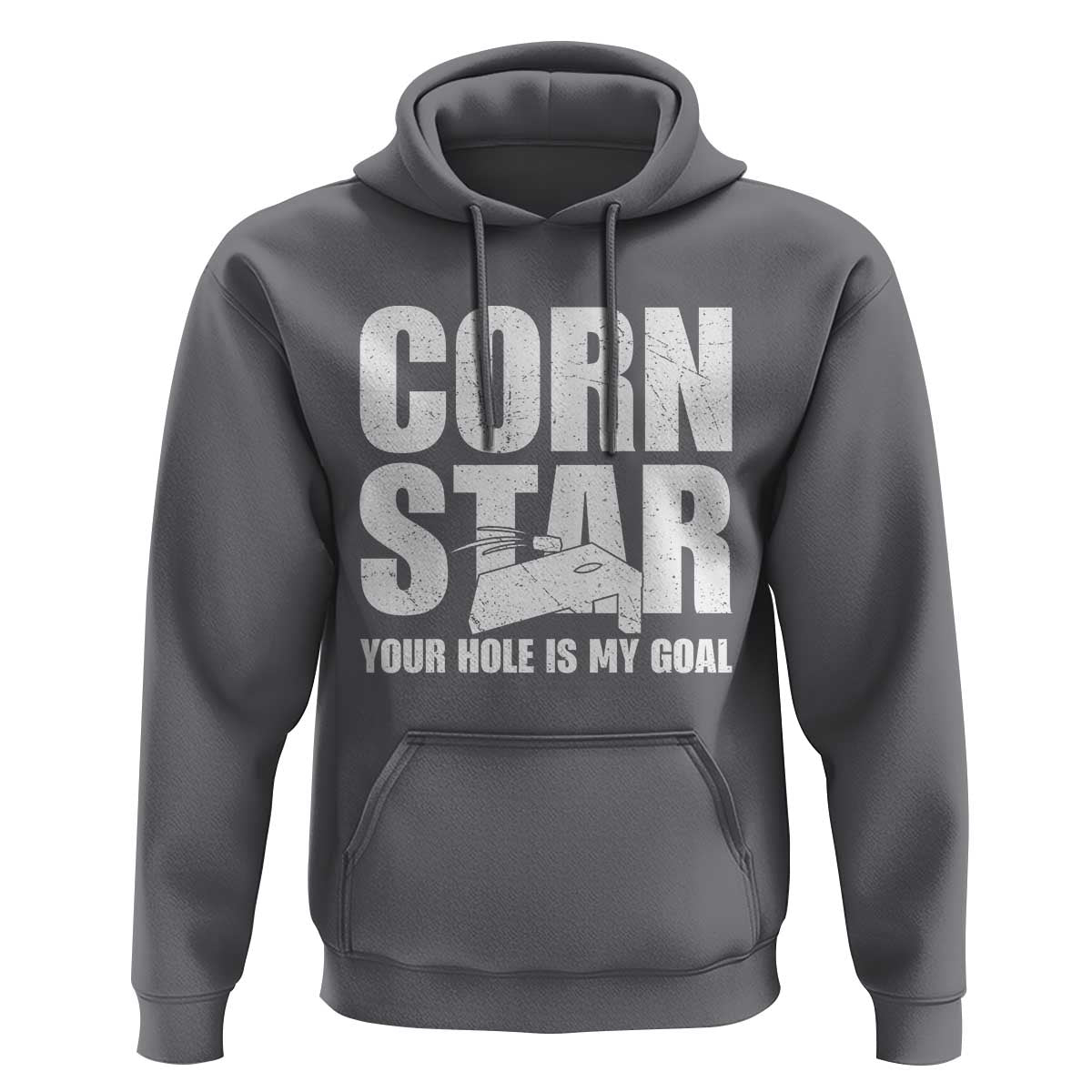 Inappropriate Cornhole Hoodie Funny Adult Humor Cornstar Your Hole Is My Goal