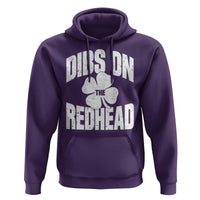 Funny Irish St Patricks Day Shamrock Dibs On The Redhead Hoodie