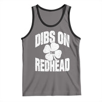 Funny Irish St Patricks Day Shamrock Dibs On The Redhead Tank Top