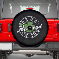 Funny Irish St Patricks Day Dibs On The Redhead Spare Tire Cover Retro Lucky Shamrock