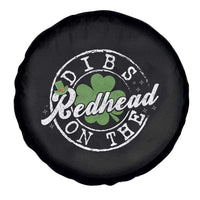 Funny Irish St Patricks Day Dibs On The Redhead Spare Tire Cover Retro Lucky Shamrock