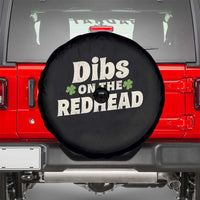 Dibs On The Redhead Spare Tire Cover Funny Irish St Patricks Day Lucky Shamrock