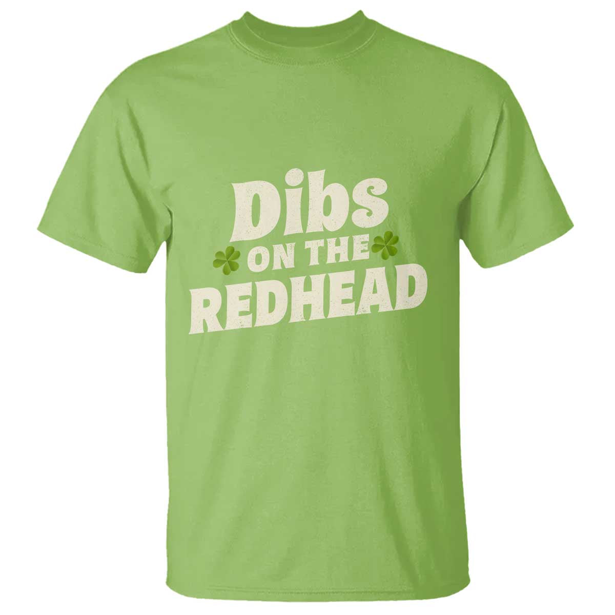 Dibs On The Redhead T Shirt Funny Irish St Patricks Day Lucky Shamrock