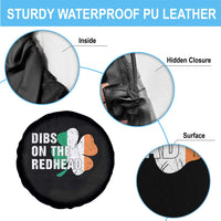 Dibs On The Redhead Spare Tire Cover Funny Irish St Patricks Day Shamrock