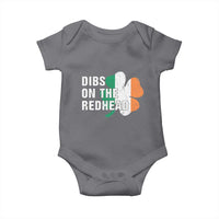 Dibs On The Redhead Baby Onesie Funny Irish St Patricks Day Shamrock
