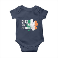 Dibs On The Redhead Baby Onesie Funny Irish St Patricks Day Shamrock