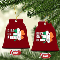 Dibs On The Redhead Ceramic Ornament Funny Irish St Patricks Day Shamrock