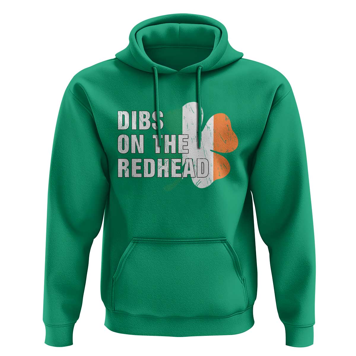Dibs On The Redhead Hoodie Funny Irish St Patricks Day Shamrock