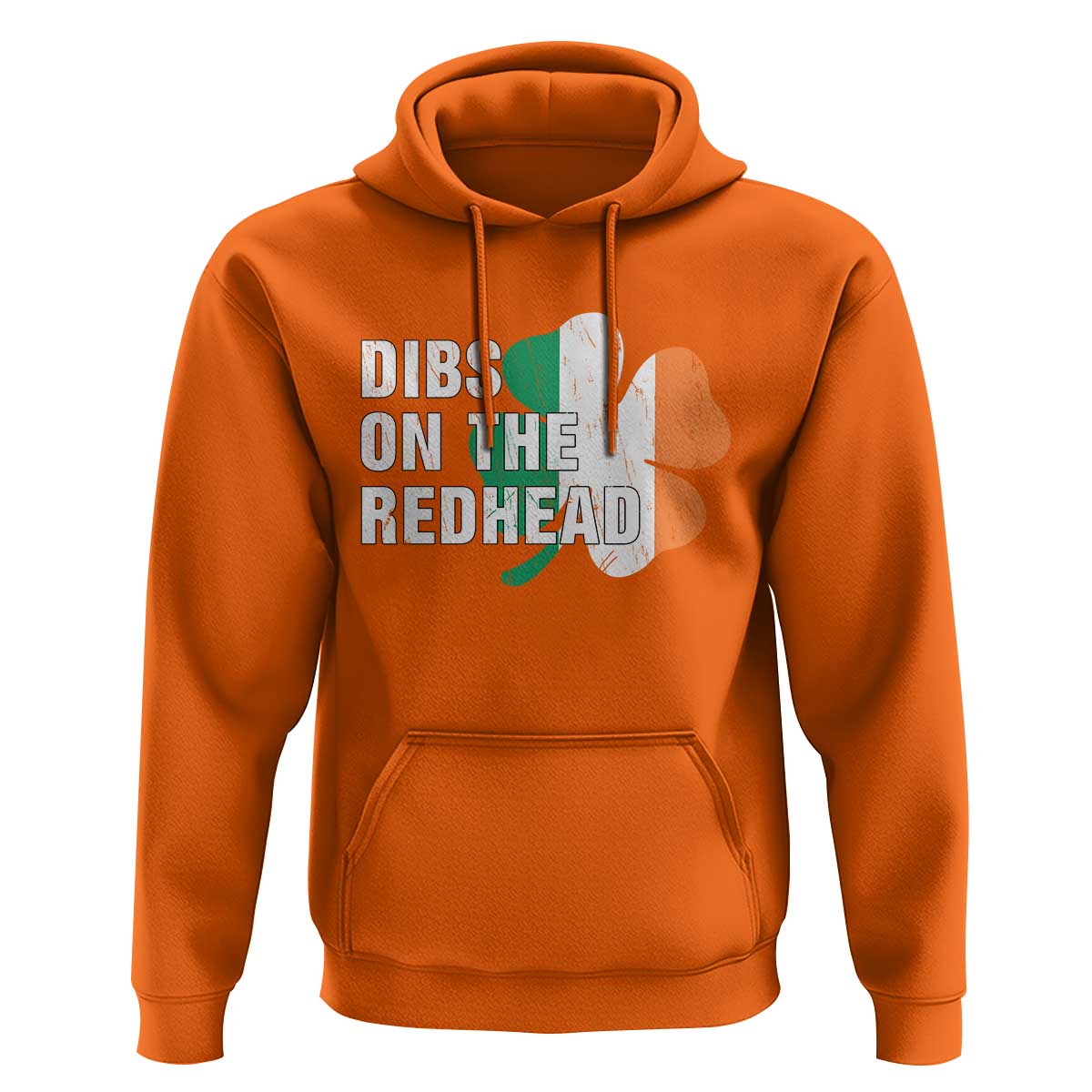 Dibs On The Redhead Hoodie Funny Irish St Patricks Day Shamrock