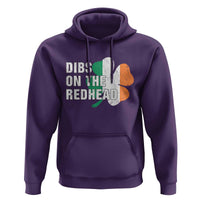 Dibs On The Redhead Hoodie Funny Irish St Patricks Day Shamrock