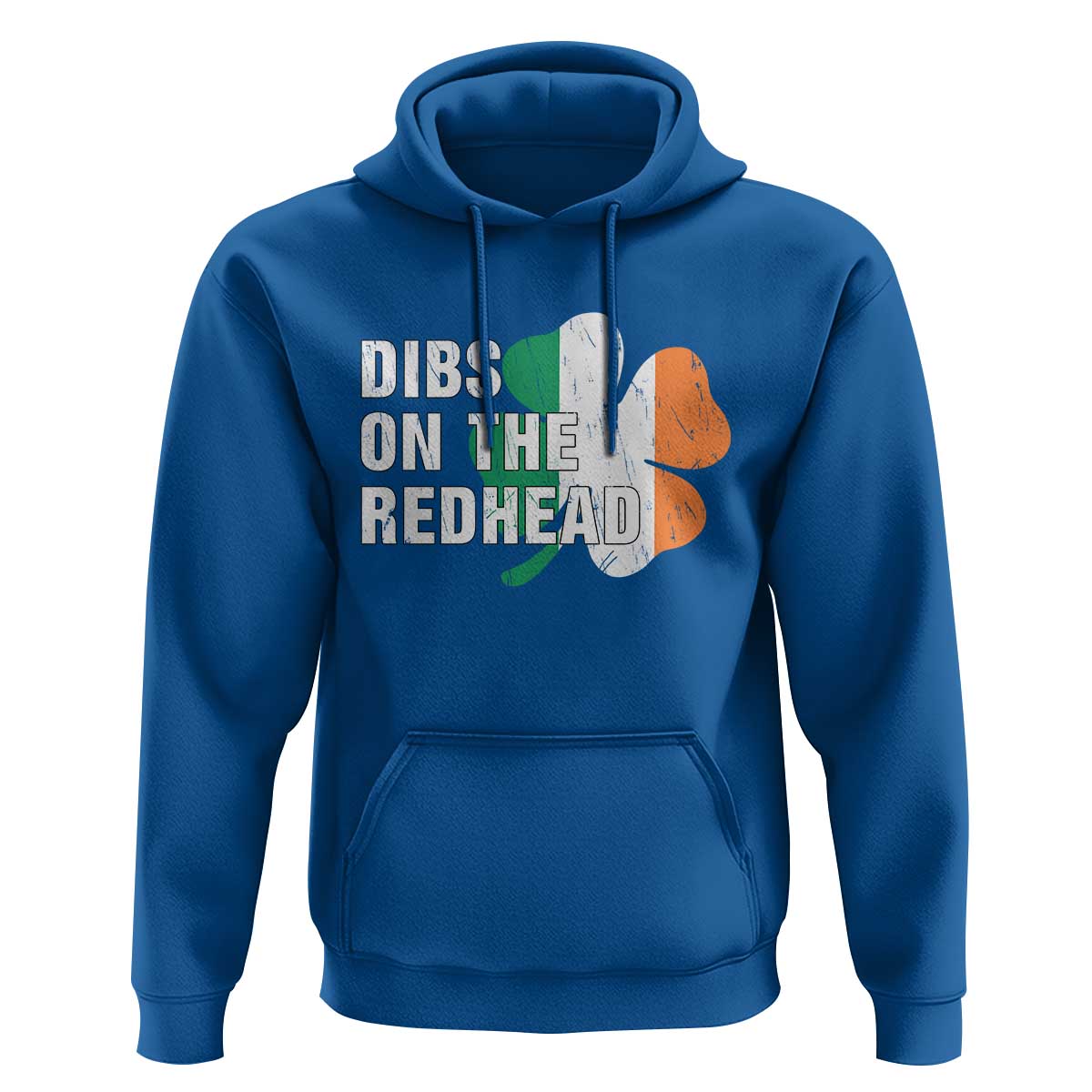 Dibs On The Redhead Hoodie Funny Irish St Patricks Day Shamrock
