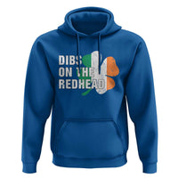Dibs On The Redhead Hoodie Funny Irish St Patricks Day Shamrock