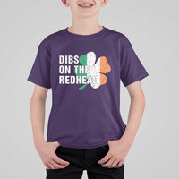 Dibs On The Redhead T Shirt For Kid Funny Irish St Patricks Day Shamrock